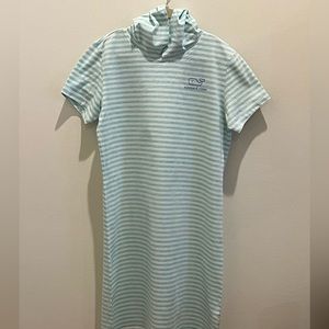 Vineyard Vines 100% Cotton Hooded Dress Girl Size Large (14)